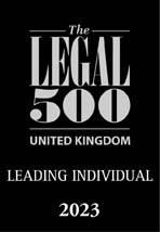 Legal 500 UK Leading Individual 2023