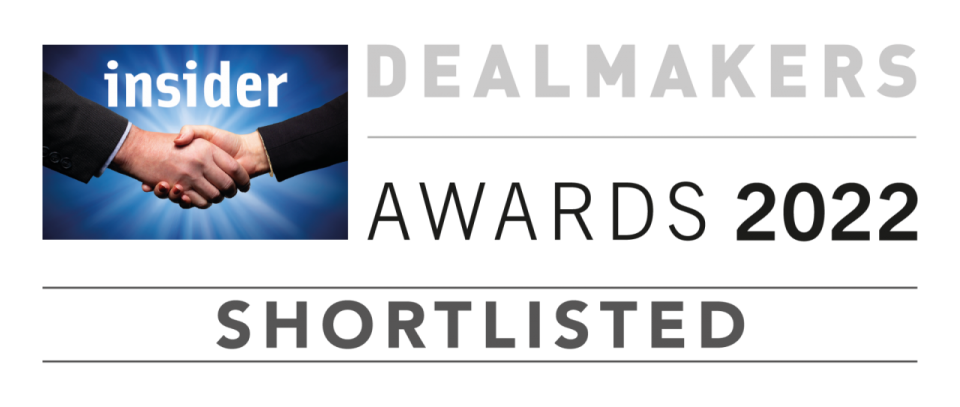 Insider Dealmakers Awards 2022 shortlisting logo