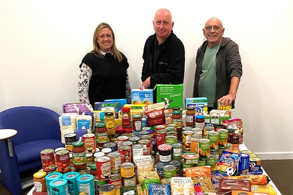 Muckle support Newcastle West End food bank with donations