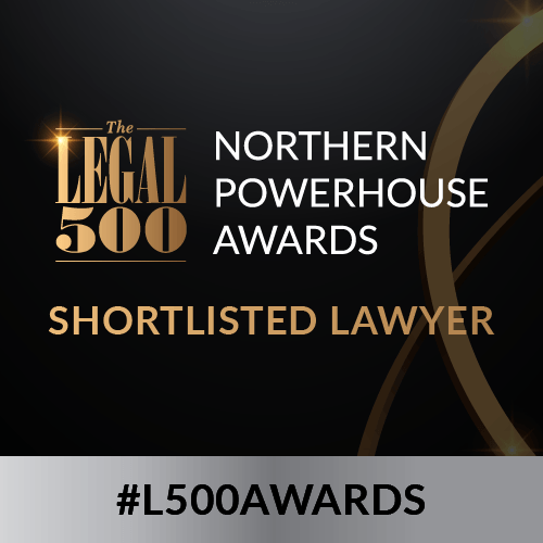 Legal 500 shortlisted lawyer logo