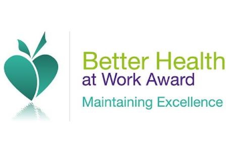 Better health at work award - maintaining excellence