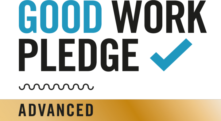 Good Work Pledge logo advanced
