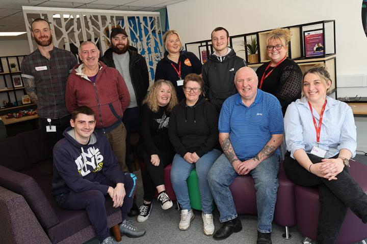 New start candidates sitting on a sofa