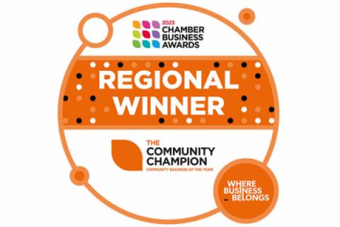 chambers business awards logo community champion
