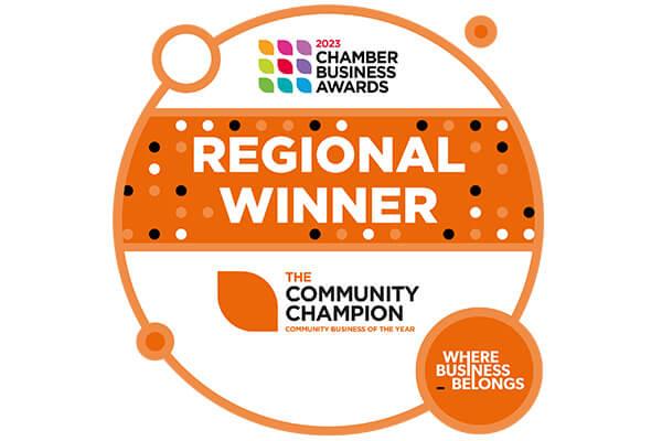 chambers business awards logo community champion