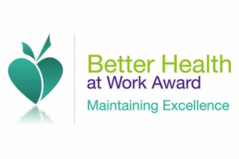 Better Health at Work Award Maintaining Excellence logo