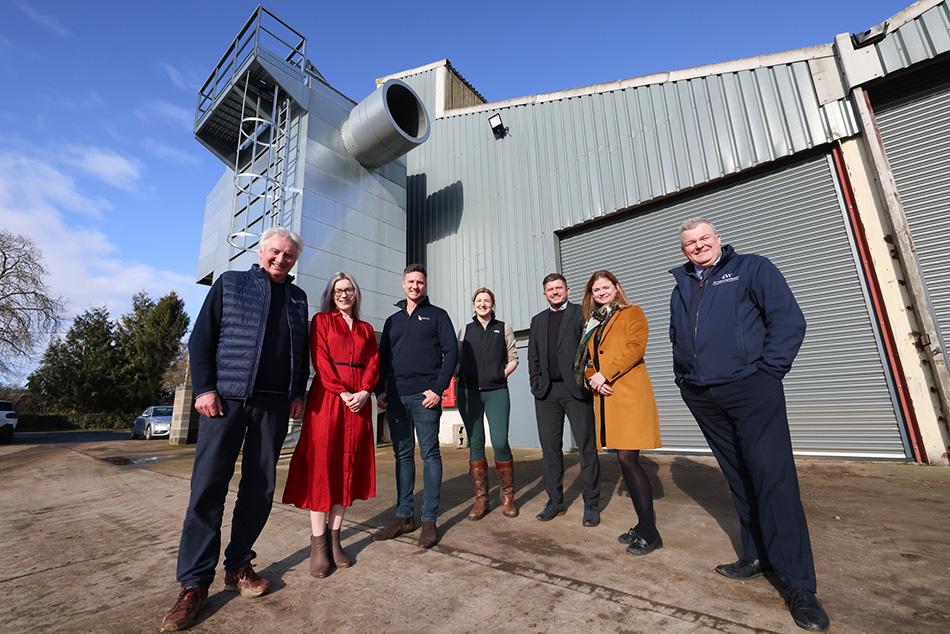 The Dent family meeting with Muckle LLP partners and Armstrong Watson accountants, business and financial advisors at Manor House Farm