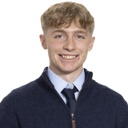 A headshot of Rhys Swann, paralegal at Muckle LLP