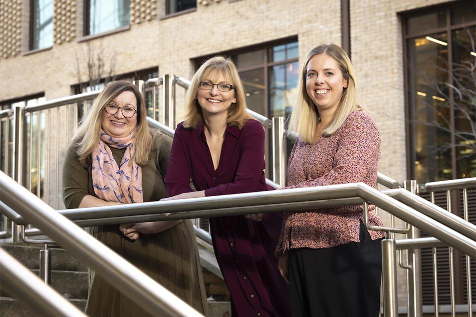 Samantha Pritchard, Joanne Davison and Rachael Chapman of Muckle LLP's charities team
