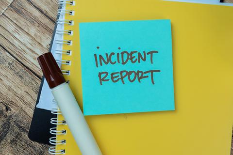 An education incident report in an office