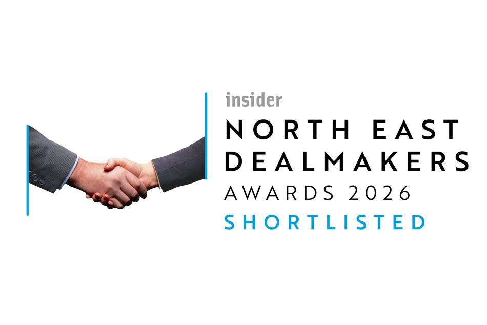 The logo for the Insider North East Dealmakers Awards 2026 shortlist