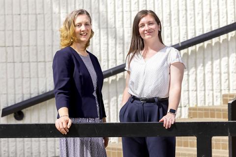 Partner Alex Craig and solicitor Rhiannon Hastings of Muckle LLP