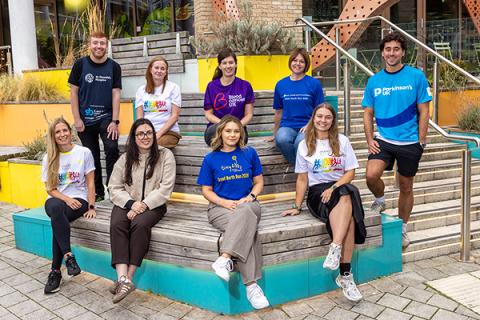 Muckle Runners pictured ahead of the Great North Run, outside of Muckle LLP in Newcastle
