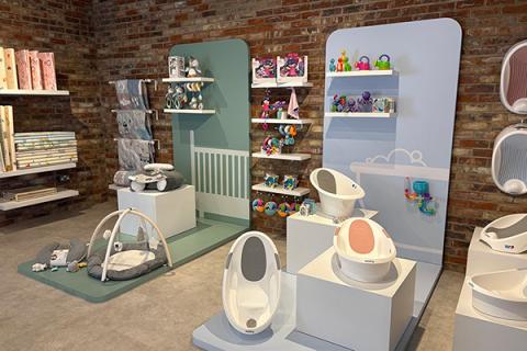 Baby product showroom