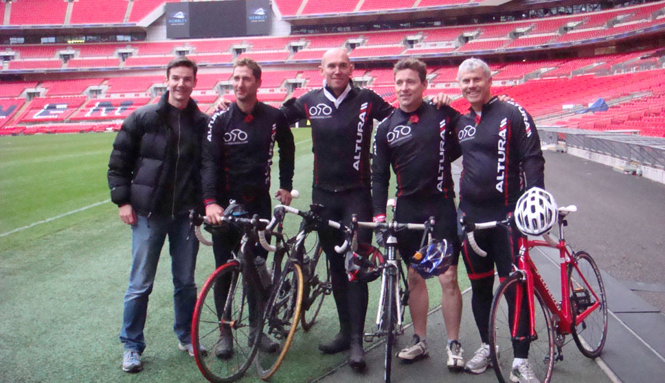 Bike for Bobby Last Leg Wembley to St James' Park