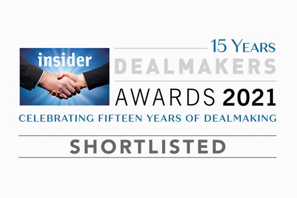 Muckle sweeping shortlist success in Dealmakers awards