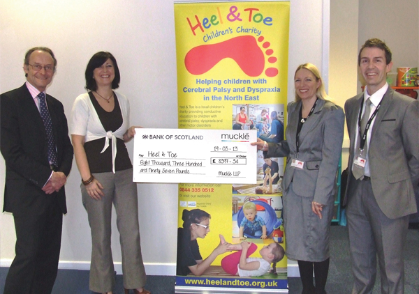 Helping to Raise over £8000 for Heel & Toe Children's Charity