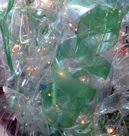 Plastic bottles for tree