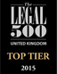 Legal 500 Top Tier logo
