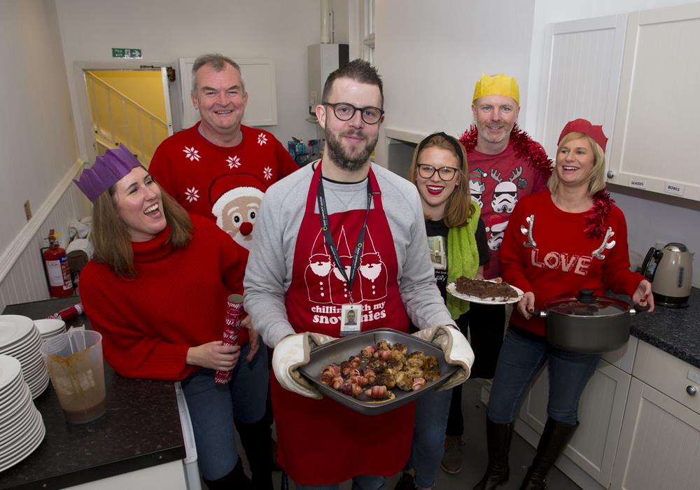 Solicitors serve up festive lunch to help homeless charity