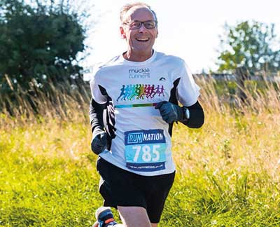 Ultra-fit Hugh Welch wins a place in London Landmarks half-marathon