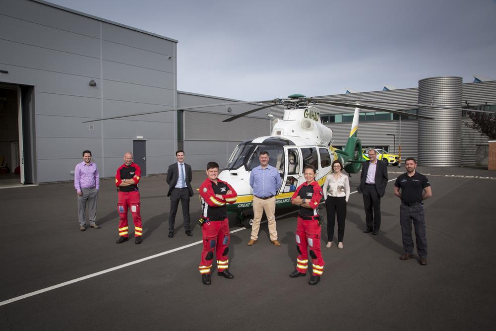 Lift off for lifesaving air ambulance charity