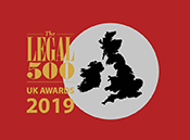 Legal 500 UK Awards 2019