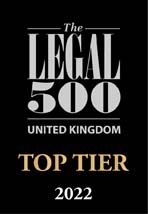 Legal 500 Top Tier 2022