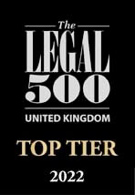 Legal 500 Top Tier 2022