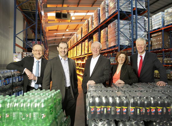 L-R Hugh Welch, Muckle; David Brind, Kitwave FD; Paul Young, Kitwave CEO; Louise Duffy, Muckle; Rod Wilkinson, KPMG