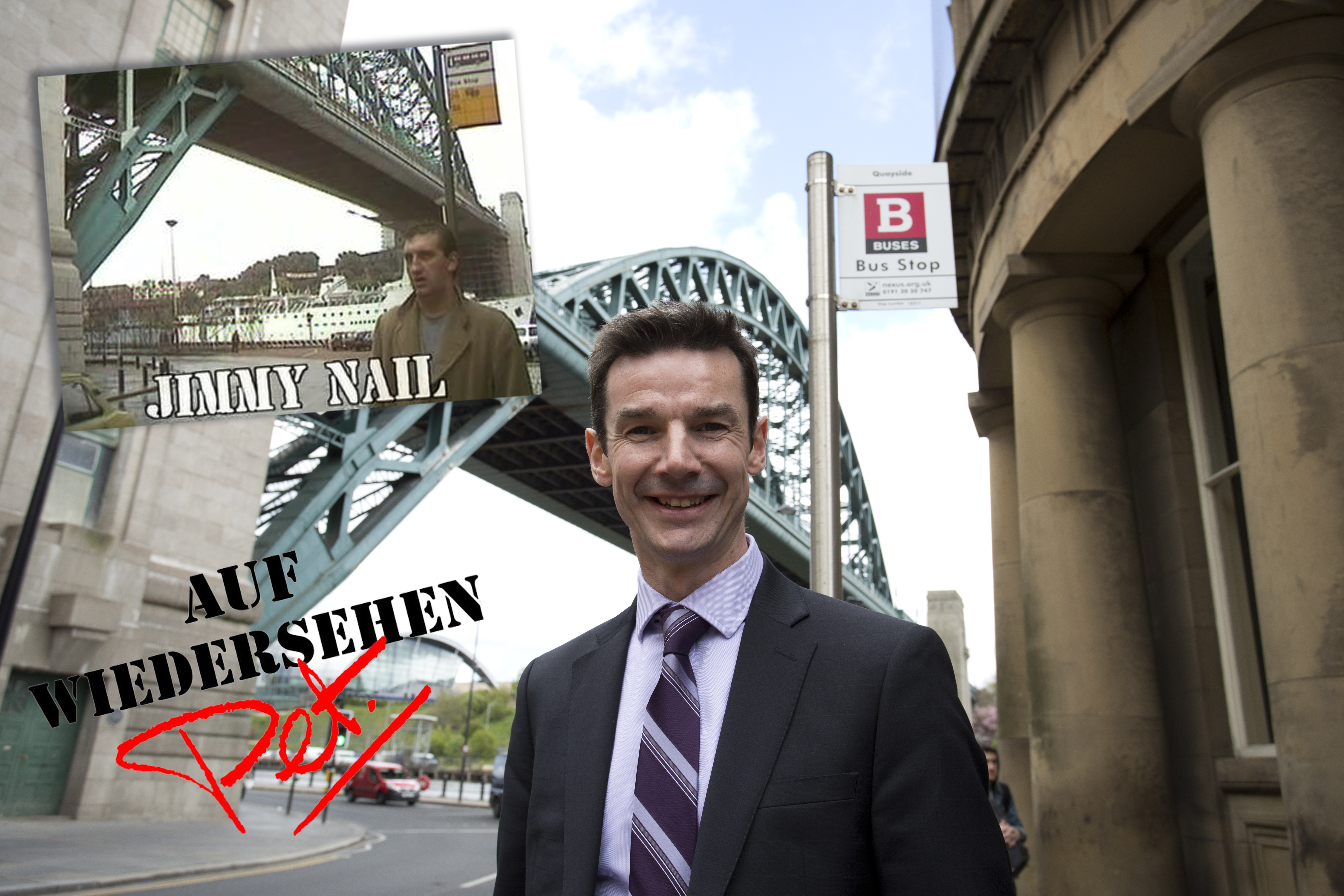John Devine replicating Auf wiedersehen pet