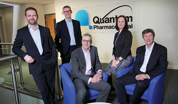 From left: Chris Rigg, Anthony Evans, Craig Swinhoe, Sarah Forster and Andrew Davison.