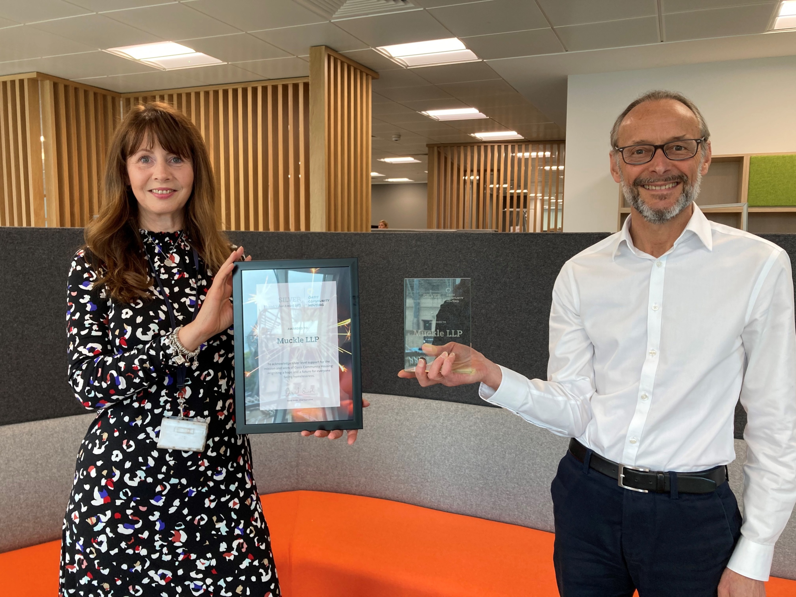 Muckle receiving CSR reward