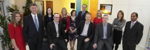 Muckle lawyers with Martin Such and Andrew Scaife (seated centrally) from Quantum Pharma plc